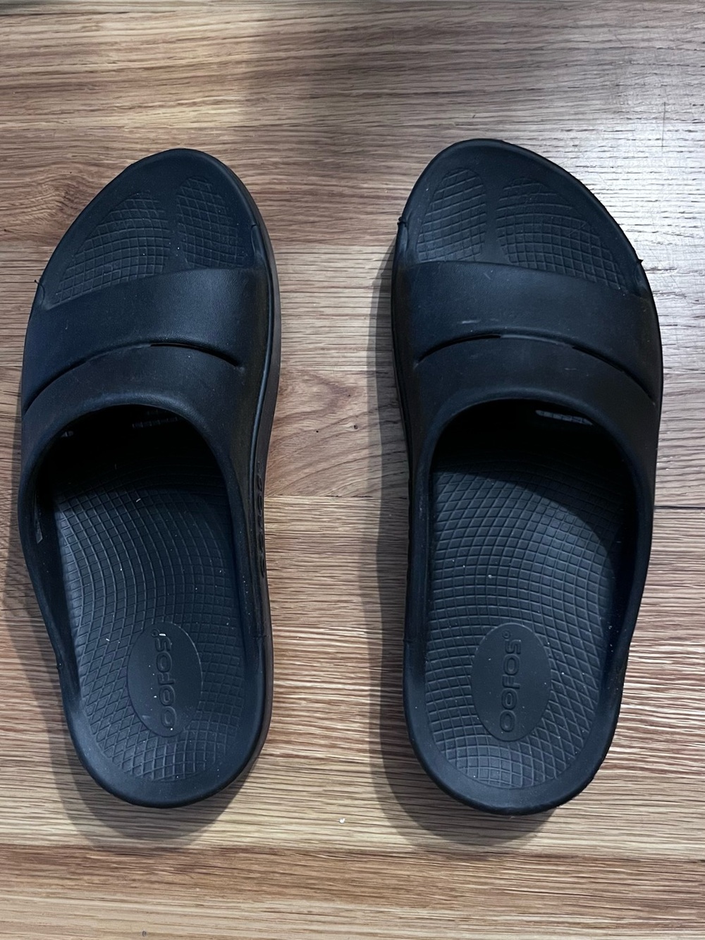 OOFOS OOahh Black, Recovery Slides Sandals Women’s 9 EU 40 Unisex